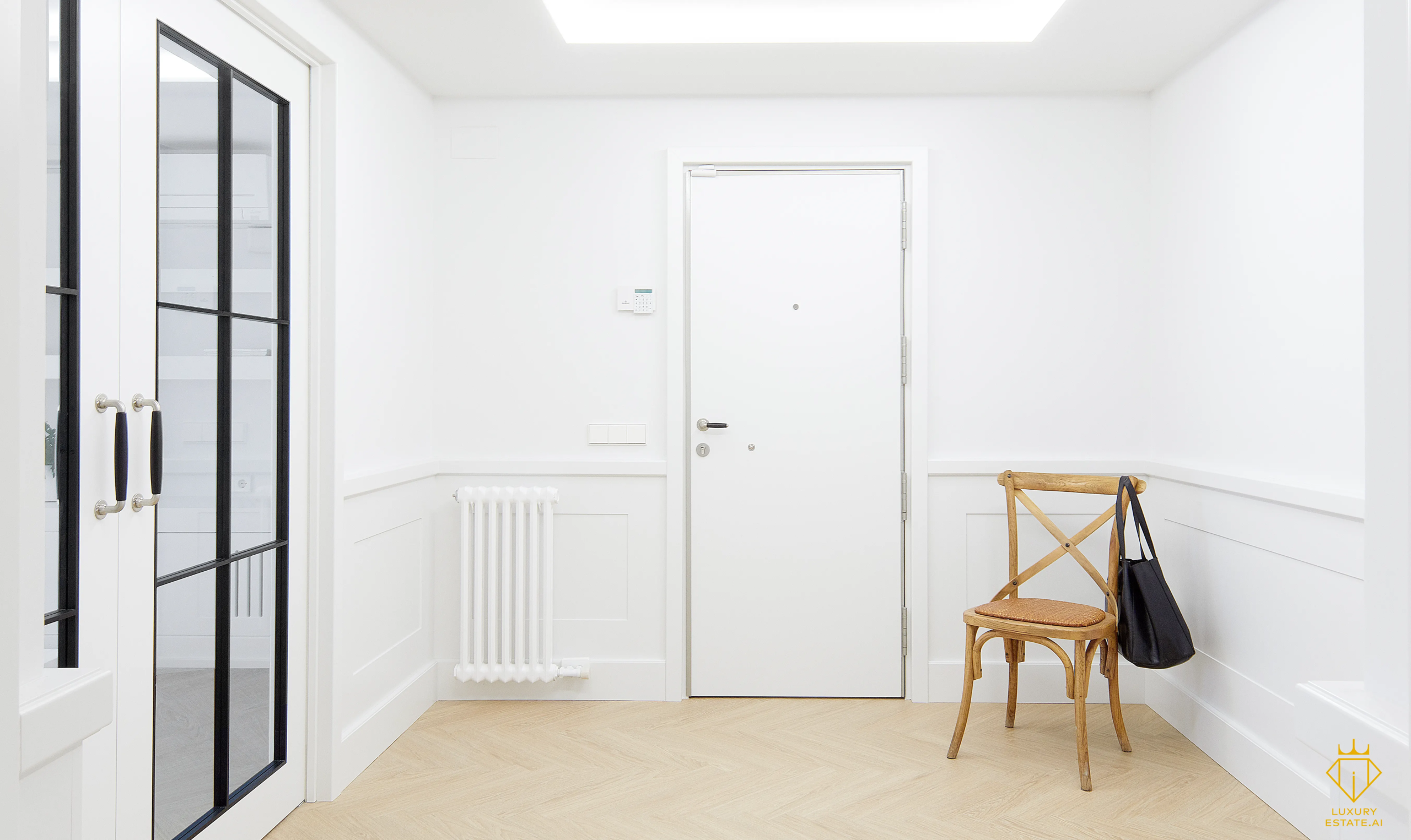puerta entrada madera